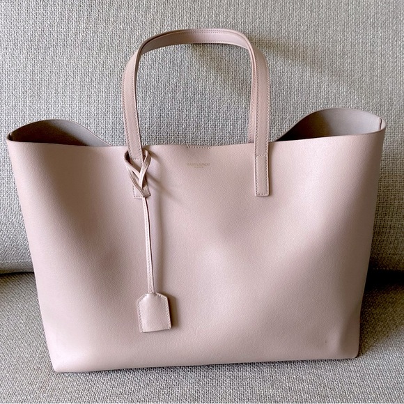 Saint Laurent | East-West Tote in Marble Pink - Picture 2 of 12
